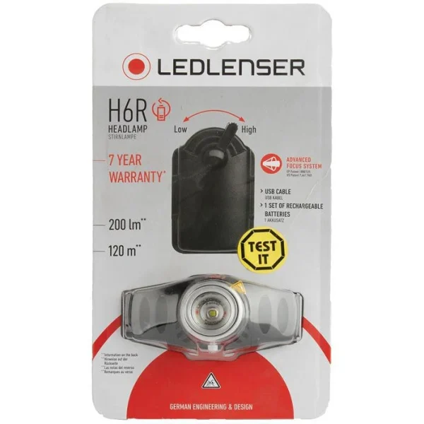 Ledlenser Stirnlampe H6R Akku, 200 Lumen, Spritzwassergeschützt 3