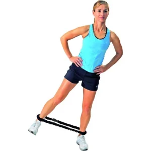 Togu Fitnessband Theragym Tube, 35cm, Extra Starker Widerstand, Schwarz, Loop 6