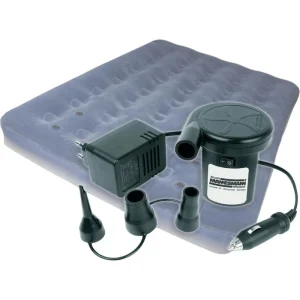 BrüderMannesmann Luftpumpe M01730, Elektropumpe 12 V Oder 230 V, Mit Ventiladapter 9