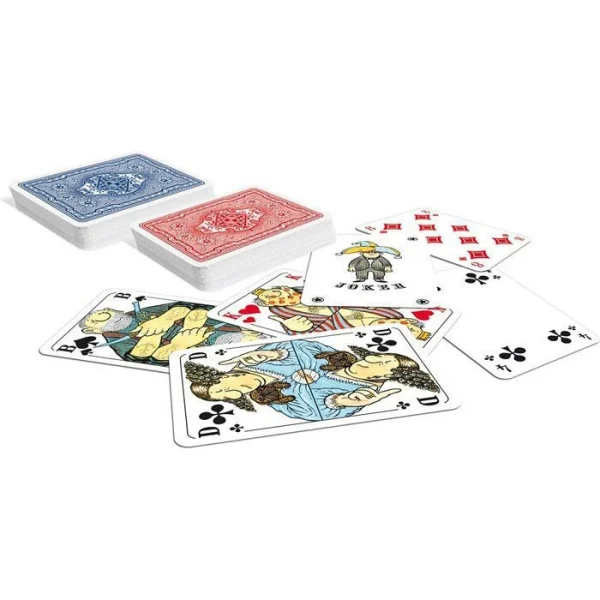 ASS Spielkarten Altenburger 71007 Loriot Rommé, 2 X 55 Karten, Papier, Loriot-Zeichnungen 4