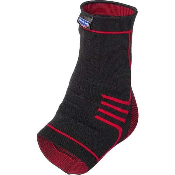 Hansaplast Fußbandage Sport, Sprunggelenk, Rechts & Links, Schwarz, Größe S/M 1