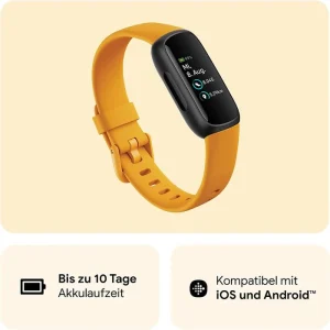 Fitbit Fitness-Tracker Inspire 3 Morgensonne, Puls-, SpO2-Messung, AMOLED, Wasserdicht 12