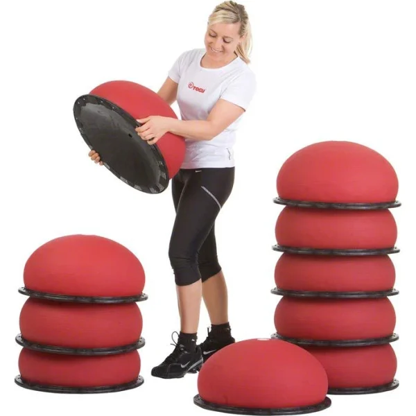 Togu Balance-Ball Jumper, Mit Trampolineffekt, Ø 52 Cm, Rot 6