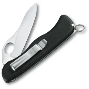 Victorinox Taschenmesser Sentinel One Hand, 0.8413.M3, Schwarz, 4 Funktionen 6