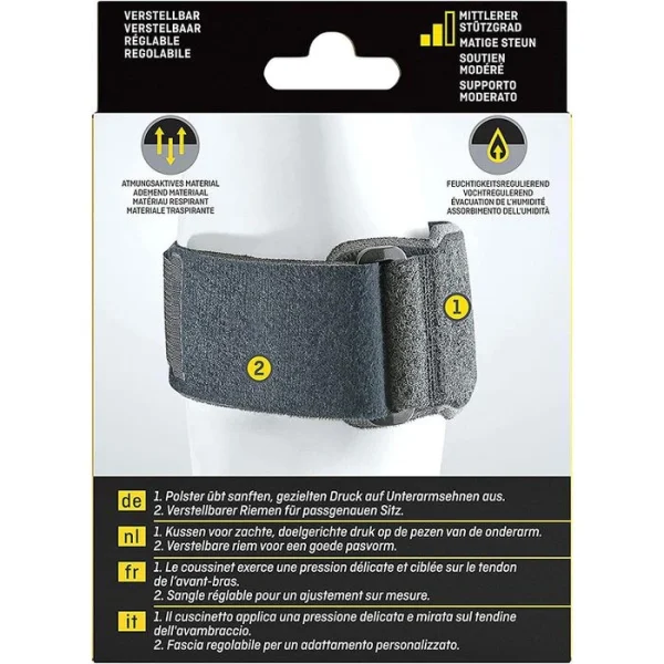 3M FUTURO Ellenbogenbandage Sport, Für Links & Rechts, Schwarz, Einheitsgröße 7