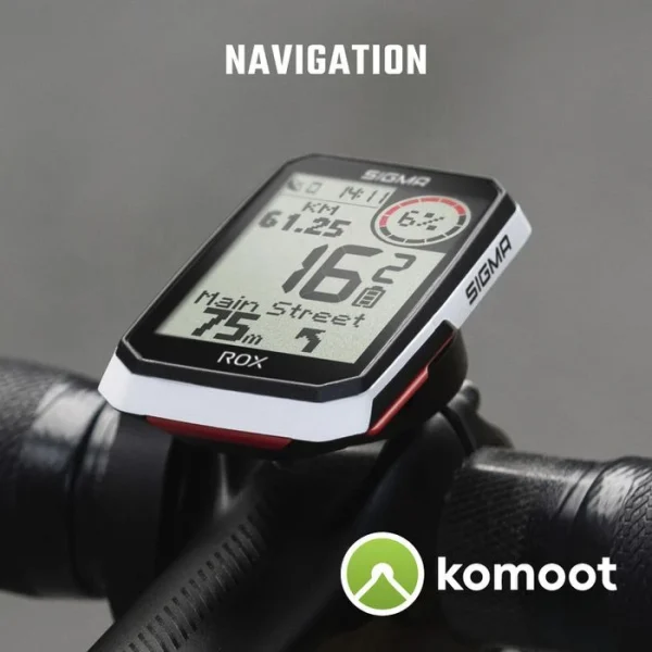 Sigma Fahrradcomputer ROX 4.0 GPS Sensor Set 01064, Kabellos, Schwarz, Mit GPS, Wasserdicht 6