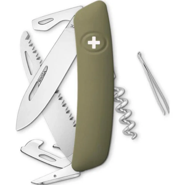 SWIZA Taschenmesser D05, Khaki, 12 Funktionen 1