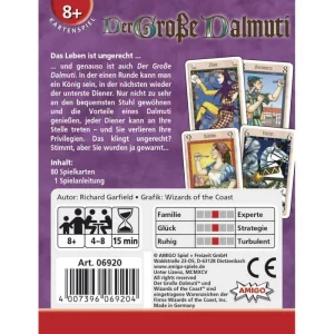 Amigo Kartenspiel 6920, Der Große Dalmuti, Ab 8 Jahre, 4-8 Spieler 10