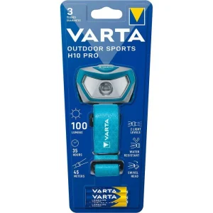 Varta Stirnlampe Outdoor Sports H10 Pro LED, 100 Lumen, Wasserdicht 9