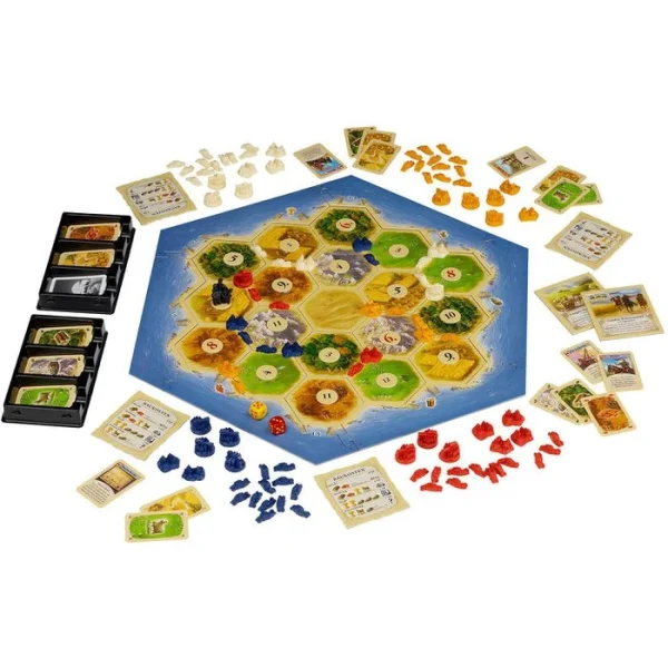 Kosmos Brettspiel 69360 Catan – Das Spiel, Ab 10 Jahre, 3-4 Spieler 3