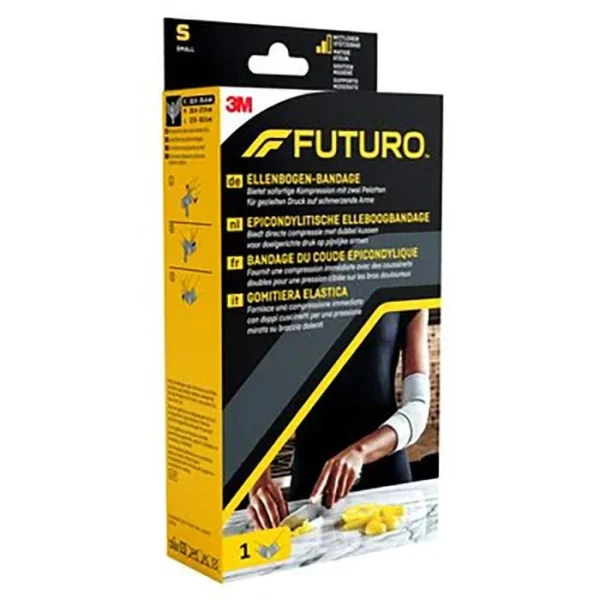 3M FUTURO Ellenbogenbandage 47863, Für Links & Rechts, Grau, Größe L 5