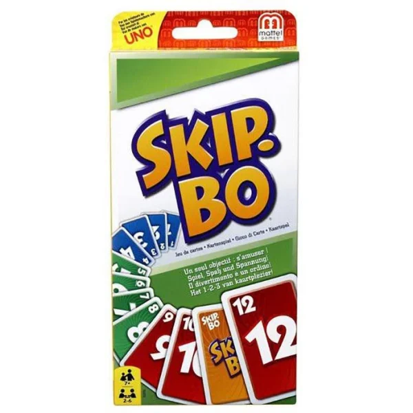 Skip-Bo Kartenspiel Von Mattel, Ab 7 Jahre, 2-6 Spieler 1