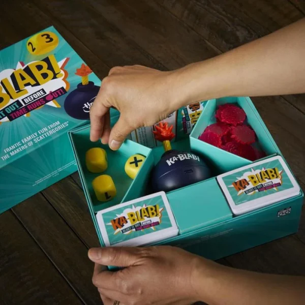 Hasbro Kartenspiel F2562 Ka-Blab!, Ab 10 Jahre, 2-6 Spieler 4