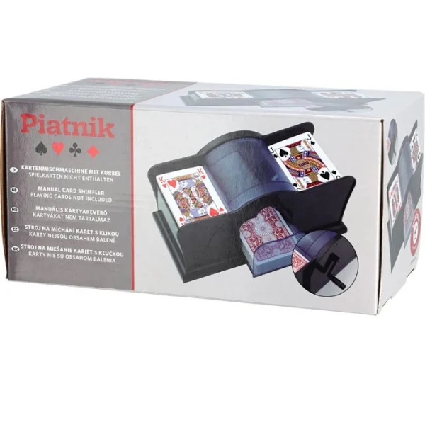 Piatnik Kartenmischmaschine 299698, Manuell, Kartenformat 6,2 X 9,1 Cm, Für 2 Decks 7
