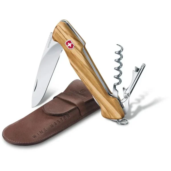 Victorinox Taschenmesser Wine Master 0.9701.64, Holzgriff, Olivenholz, 6 Funktionen 6