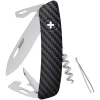 SWIZA Taschenmesser D03 Allmatt Carbon, Schwarz, 11 Funktionen 22