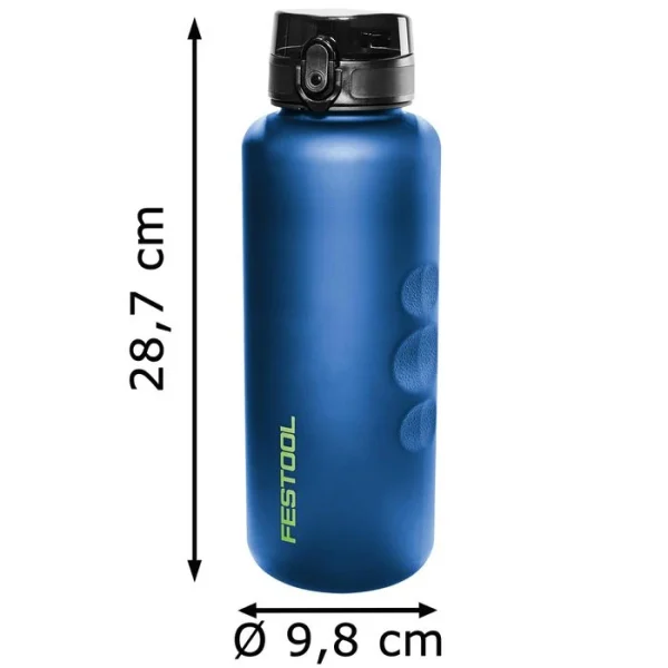 Festool Trinkflasche 576983, L, 1,5 L, Kunststoff, Blau, Mit Sieb 9