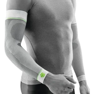 Bauerfeind Armling Sports Compression Sleeves Arm, Gr. S (x-lang), Weiß, Beidseitig Tragbar, 2 Stück 12