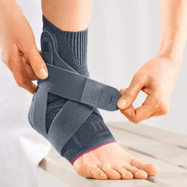 Medi Fußbandage Levamed Active, Sprunggelenk, Für Rechts, Silber, Größe VI 4
