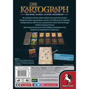 Pegasus Spiele Pegasus-Spiele Kartenspiel 51310G Der Kartograph, Ab 10 Jahre, 1-100 Spieler, 12