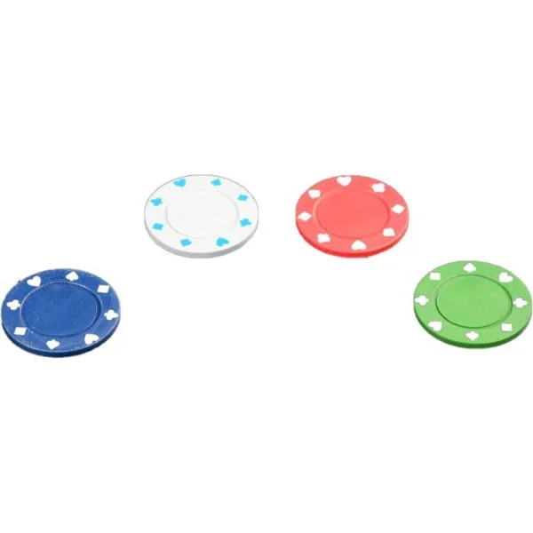 Nexos Pokerkoffer FP32501, 300 Chips, Aluminium-Koffer, 2 Decks, Dealer Button, Würfel 5