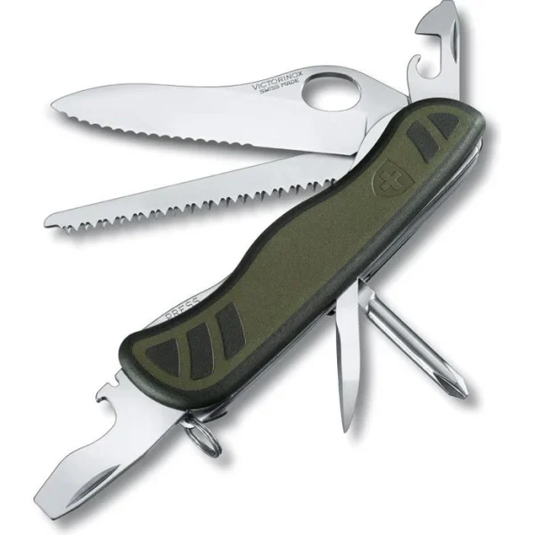 Victorinox Taschenmesser Schweizer Soldatenmesser, 0.8461.MWCH, Grün, 10 Funktionen 1