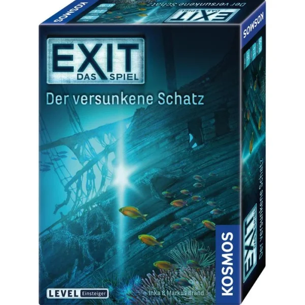 Kosmos Kartenspiel EXIT Der Versunkene Schatz, Ab 10 Jahre, 1-4 Spieler 1
