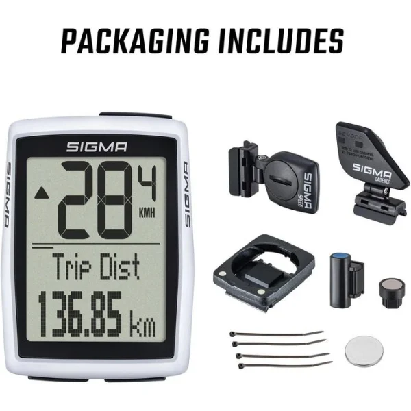 Sigma Fahrradcomputer BC 12.0 WL CAD, 12212, Kabellos, Mit Funk, Wasserdicht, Trittsensor 5