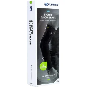 Bauerfeind Ellenbogenbandage Sports Elbow Brace, Für Links & Rechts, Schwarz, Größe XL 16