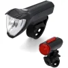 Fischer-MTS Fahrradbeleuchtung 50428, Front-/ Rücklicht Set, LED, 50 Lux, USB-aufladbar 8