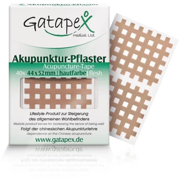 Gatapex Gittertape Akupunktur-Pflaster, Typ C, 5,2 X 4,4cm, Größe L, Hautfarben, 40 Strips 1