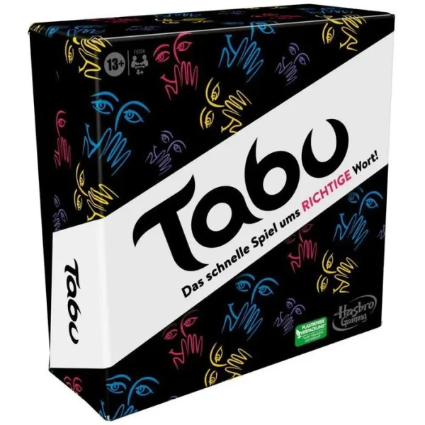 Hasbro Kartenspiel A4626 Tabu, Ab 13 Jahre, Ab 4 Spieler 1
