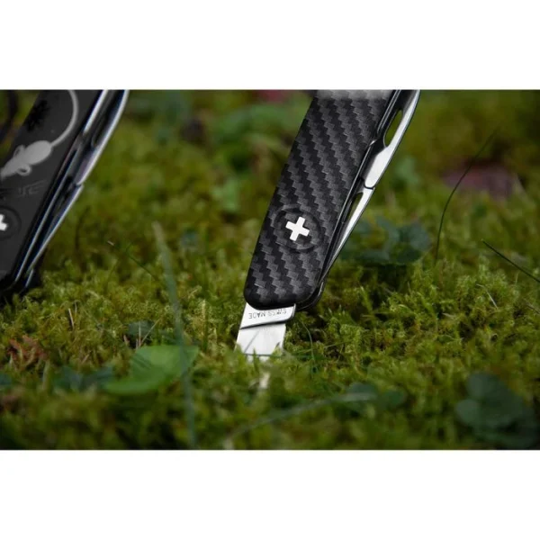 SWIZA Taschenmesser D03 Allmatt Carbon, Schwarz, 11 Funktionen 4