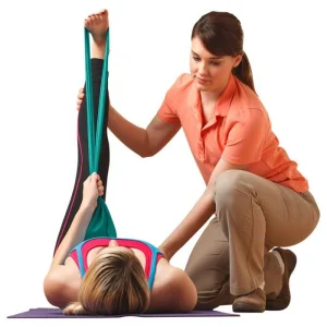 THERABAND Fitnessband Übungsband Set 1,5m, Leicht, Medium, Stark, 3 Stück 12