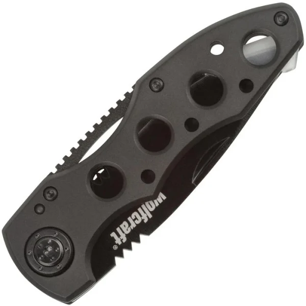 Wolfcraft Klappmesser 4289000, Klingenlänge 7,5cm, Aluminium, Schwarz 3