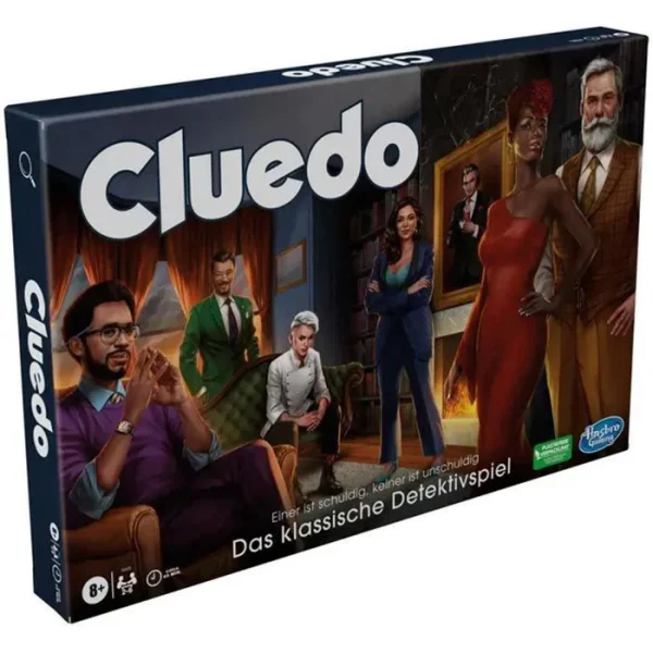 Hasbro Brettspiel 38712 Cluedo, Ab 8 Jahre, 2-6 Spieler 1