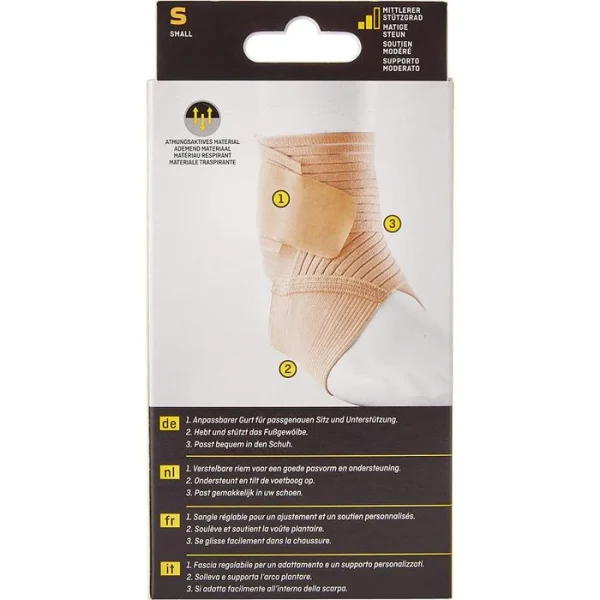 3M FUTURO Fußbandage 47874, Sprunggelenk, Für Rechts & Links, Beige, Größe S 7