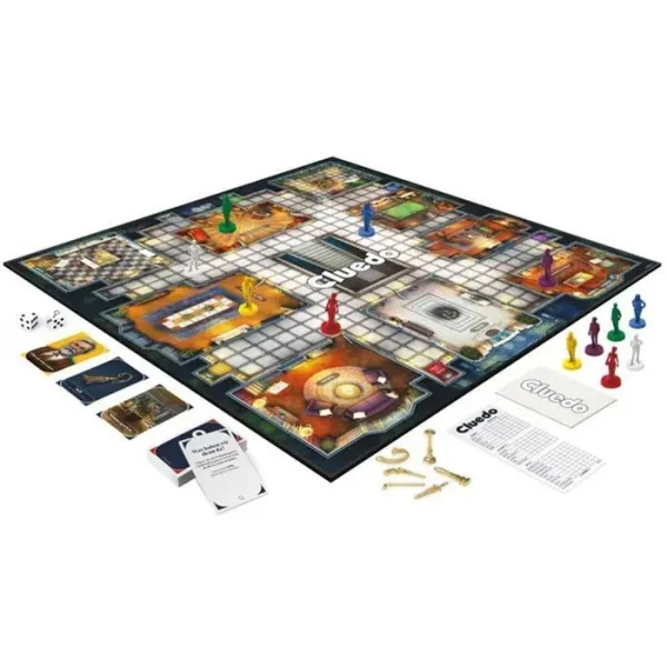 Hasbro Brettspiel 38712 Cluedo, Ab 8 Jahre, 2-6 Spieler 3