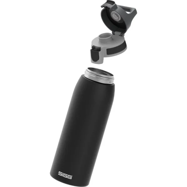 SIGG Trinkflasche Shield ONE Black, 1 L, Edelstahl, Schwarz 3