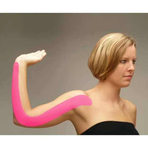 Gatapex Kinesio-Tape Großpackung, Pink, 16,5m X 5cm, Wasserfest, Elastisch 5