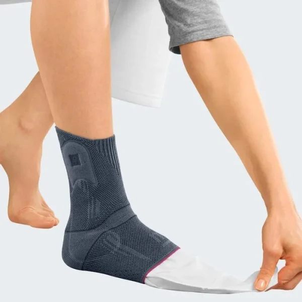 Medi Fußbandage Levamed Active, Sprunggelenk, Für Rechts, Silber, Größe VI 8