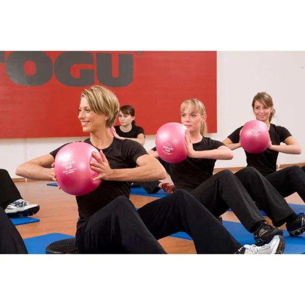 Togu Gymnastikball Rodondo Ball, Klein, 26 Cm, Belastbar Bis 120kg, Rubinrot 5