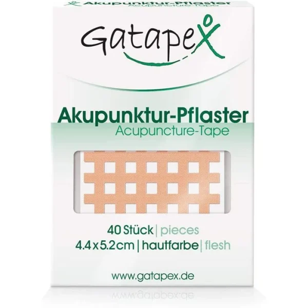 Gatapex Gittertape Akupunktur-Pflaster, Typ C, 5,2 X 4,4cm, Größe L, Hautfarben, 40 Strips 4