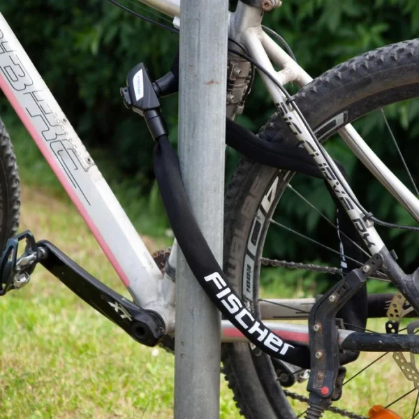 Fischer-MTS Fahrradschloss Neopren 50461, Kettenschloss, Länge 130cm 3