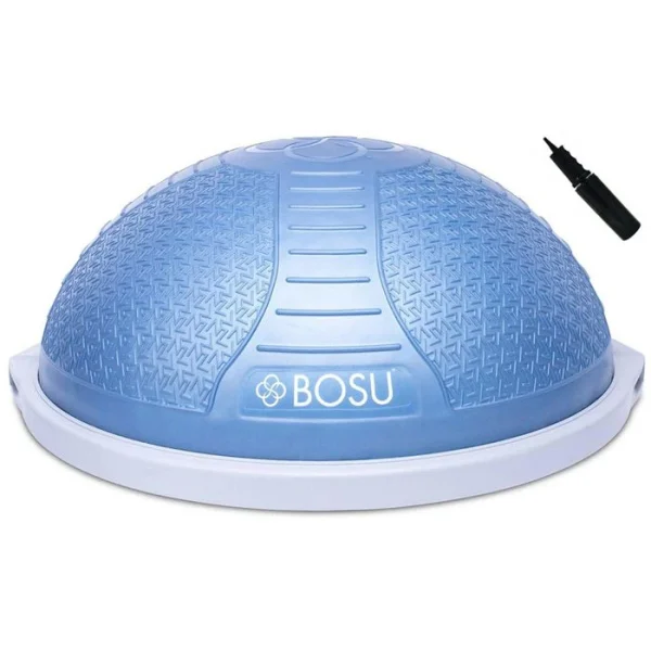 Bosu Balance-Ball NexGen Pro Balance Trainer, Beidseitig Nutzbar, Mit Luftpumpe, Blau, Ø 65cm 1