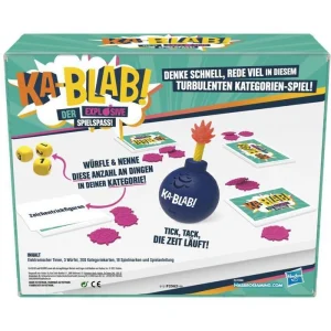 Hasbro Kartenspiel F2562 Ka-Blab!, Ab 10 Jahre, 2-6 Spieler 19