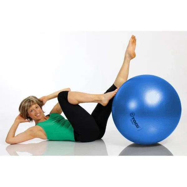 Togu Gymnastikball MyBall, Mittel, 45cm, Belastbar Bis 500kg, Blau 5