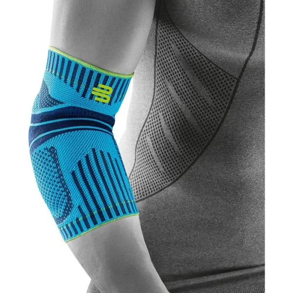 Bauerfeind Ellenbogenbandage Sports Elbow Support, Für Links & Rechts, Blau, Größe M 3