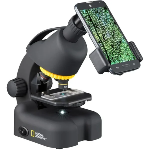 Bresser Mikroskop National Geographic, 40x-640x, Mit Smartphone Adapter & Zubehör 5