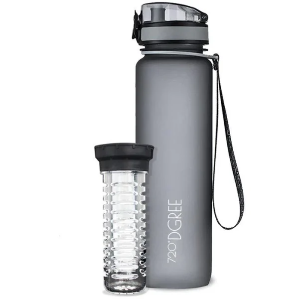 720DGREE Trinkflasche UberBottle Stone Gray, 1 L, Kunststoff, Grau 1